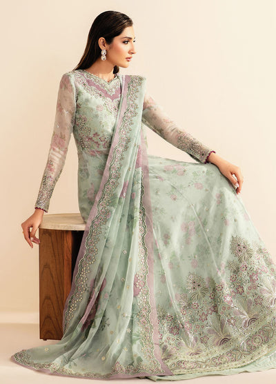 Deme by Xenia Embroidered Chiffon Suits Unstitched 3 Piece XE25DC D-02 Sive