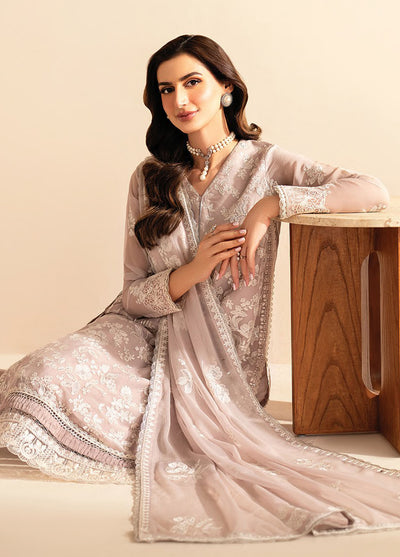 Deme by Xenia Embroidered Chiffon Suits Unstitched 3 Piece XE25DC D-04 Ahiti