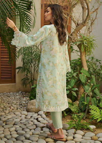 Dhanak Pret Embroidered Lawn 2 Piece Suit DC-2179 GREEN