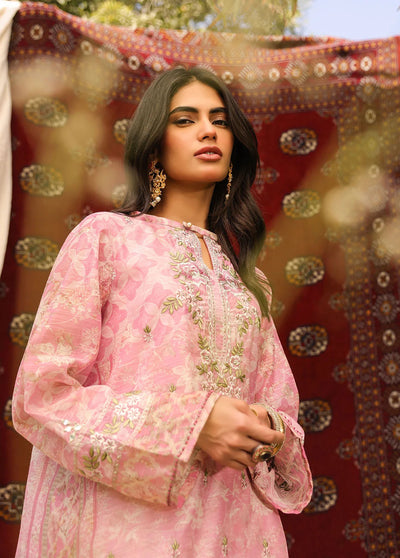 Dhanak Pret Embroidered Munar 2 Piece Suit DHK23M DA-2131 PINK