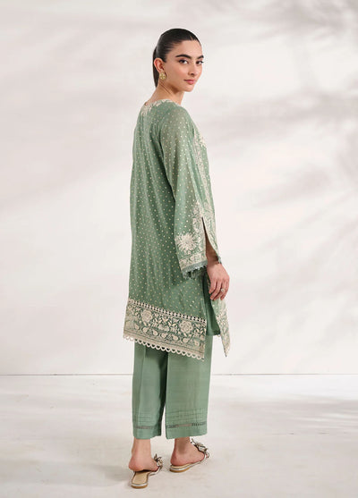 Dhanak Pret Embroidered Cotton Jacquard 2 Piece Suit SS24DA-2589