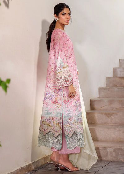 Dhanak Pret Embroidered Crepe silk 2 Piece Suit SS24DA-2516