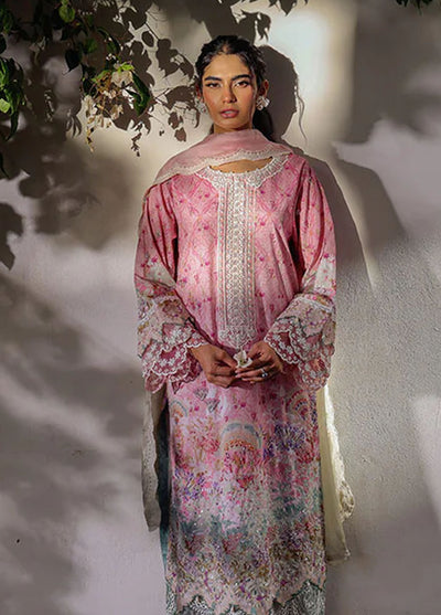 Dhanak Pret Embroidered Crepe silk 2 Piece Suit SS24DA-2516