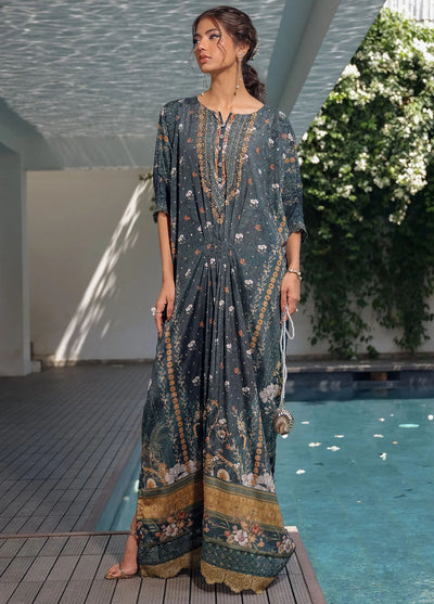 Dhanak Pret Embroidered Crepe silk Kaftan SS24DA-2520