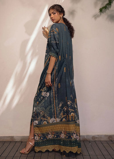 Dhanak Pret Embroidered Crepe silk Kaftan SS24DA-2520