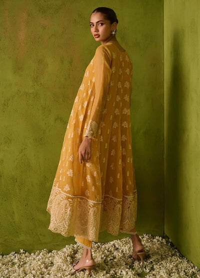 Dhanak Pret Embroidered Khaadi net 2 Piece Suit SS24DA-2479