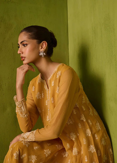 Dhanak Pret Embroidered Khaadi net 2 Piece Suit SS24DA-2479