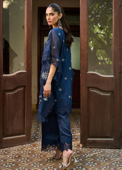 Dhanak Pret Embroidered Organza 2 Piece Suit SS24DA-2294