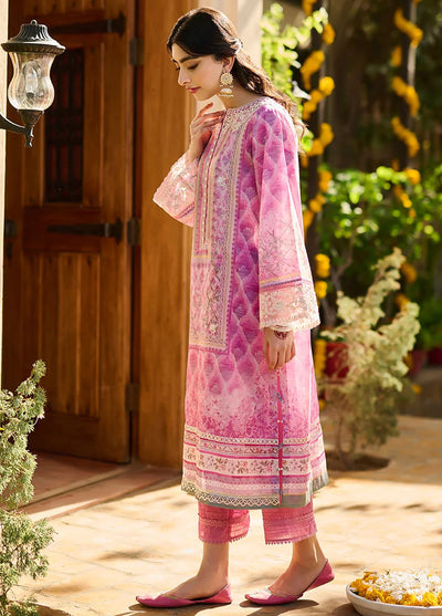 Dhanak Pret Embroidered Swiss Lawn 2 Piece Suit SS24DA-2397 Purple