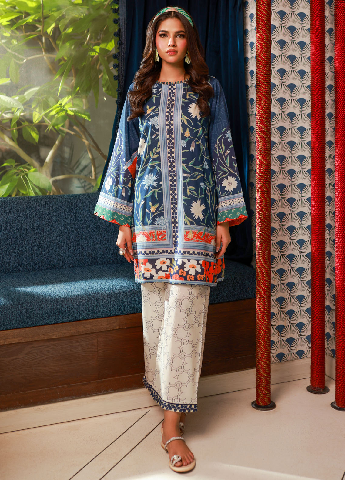 Dhanak Pret Printed Lawn 2 Piece Suit SS24DC-2522