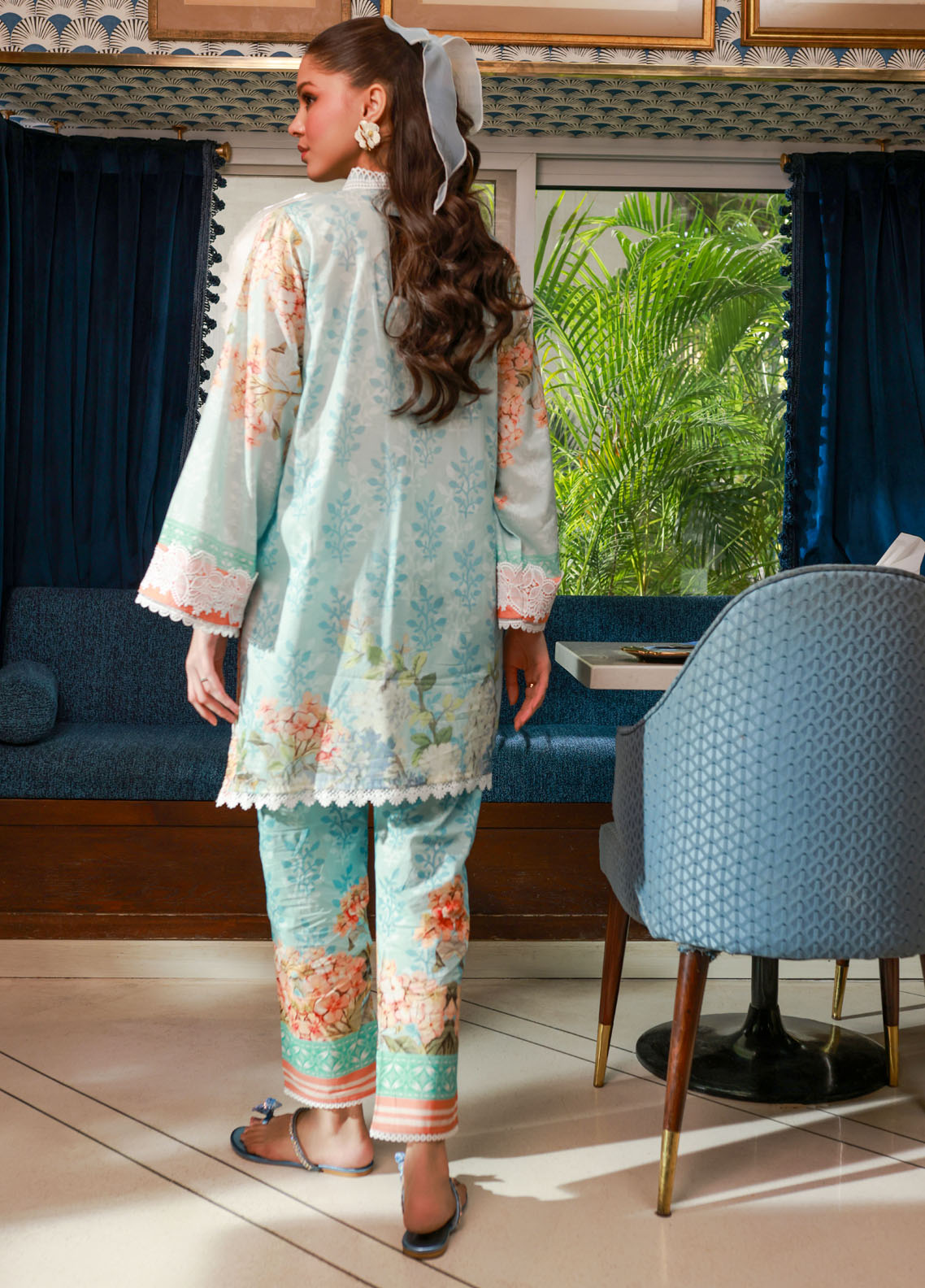 Dhanak Pret Printed Lawn 2 Piece Suit SS24DC-2523