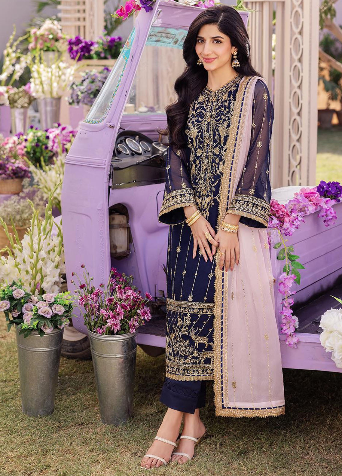 Dhanak Rang by Asim Jofa Luxury Festive Collection 2024 AJCF-09