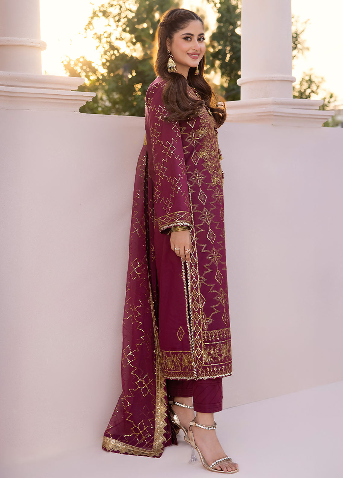 Dhanak Rang by Asim Jofa Luxury Festive Collection 2024 AJCF-05