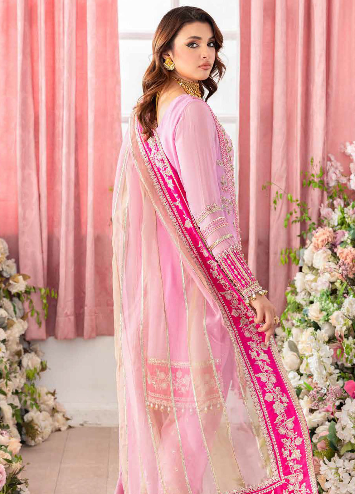 Diamond Dust by Charizma Embroidered Chiffon Suits Unstitched 4 Piece CRZ25DC DD5-01