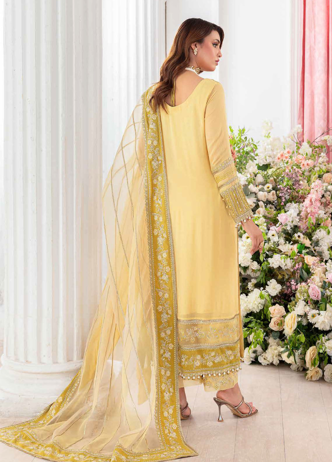 Diamond Dust by Charizma Embroidered Chiffon Suits Unstitched 4 Piece CRZ25DC DD5-02