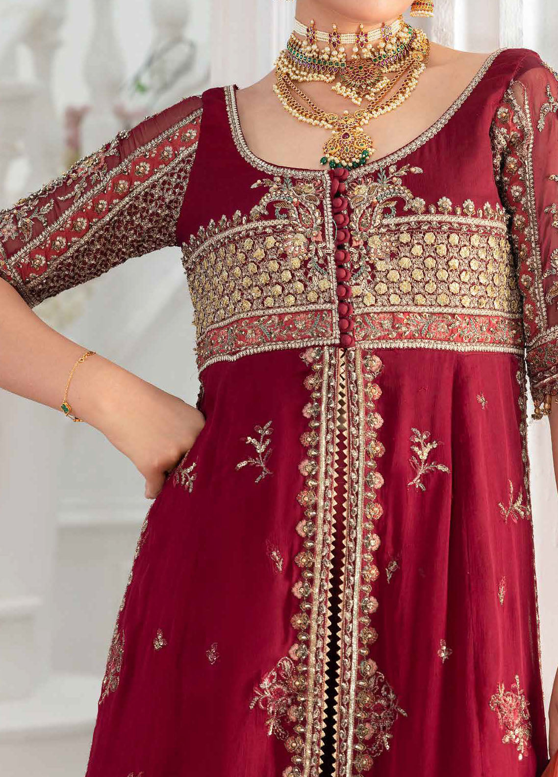 Diamond Dust by Charizma Embroidered Chiffon Suits Unstitched 4 Piece CRZ25DC DD5-03