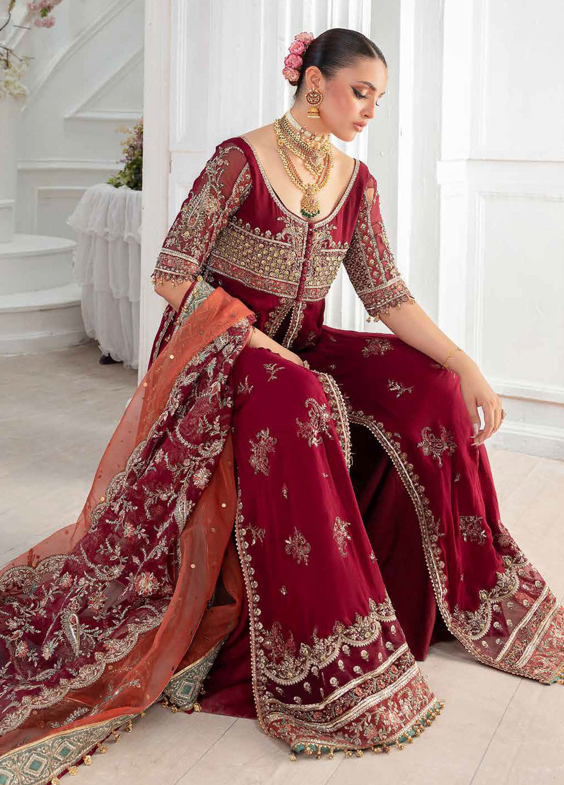 Diamond Dust by Charizma Embroidered Chiffon Suits Unstitched 4 Piece CRZ25DC DD5-03