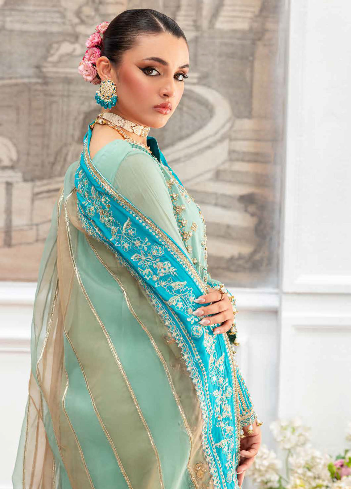 Diamond Dust by Charizma Embroidered Chiffon Suits Unstitched 4 Piece CRZ25DC DD5-04
