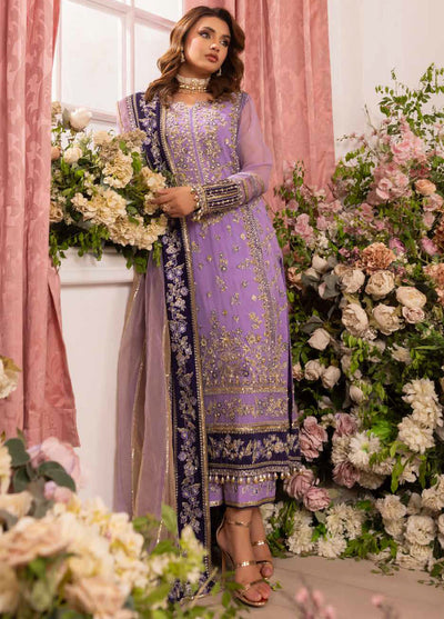 Diamond Dust by Charizma Embroidered Chiffon Suits Unstitched 4 Piece CRZ25DC DD5-05