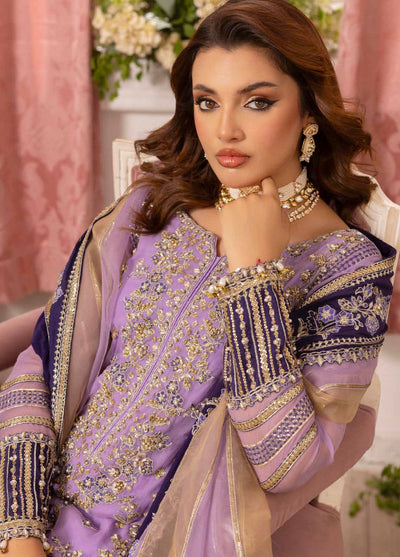 Diamond Dust by Charizma Embroidered Chiffon Suits Unstitched 4 Piece CRZ25DC DD5-05