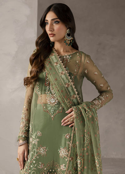 Elysee by Imran Ramzan Embroidered Organza Suits Unstitched 3 Piece IR25EF Giardino Fiorito