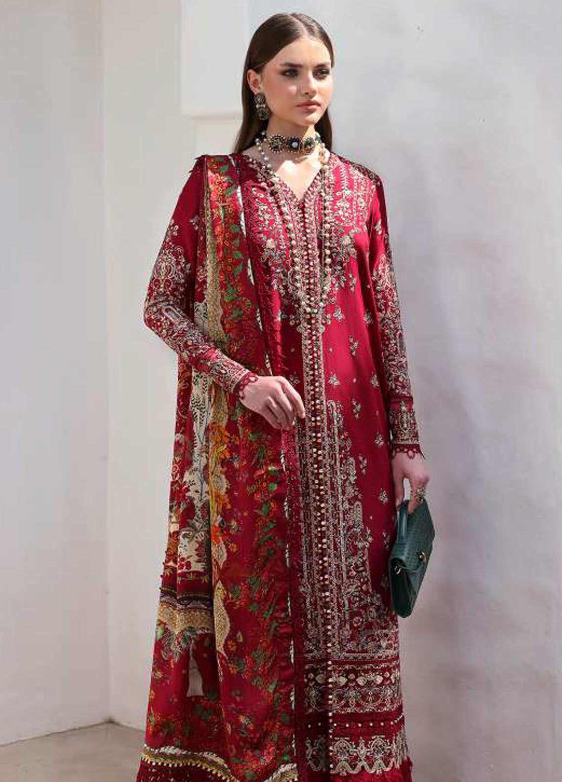 Elysia by Kanwal Malik Embroidered Lawn Suits Unstitched 3 Piece Marina