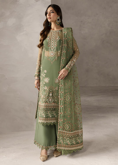 Elysee by Imran Ramzan Embroidered Organza Suits Unstitched 3 Piece IR25EF Giardino Fiorito