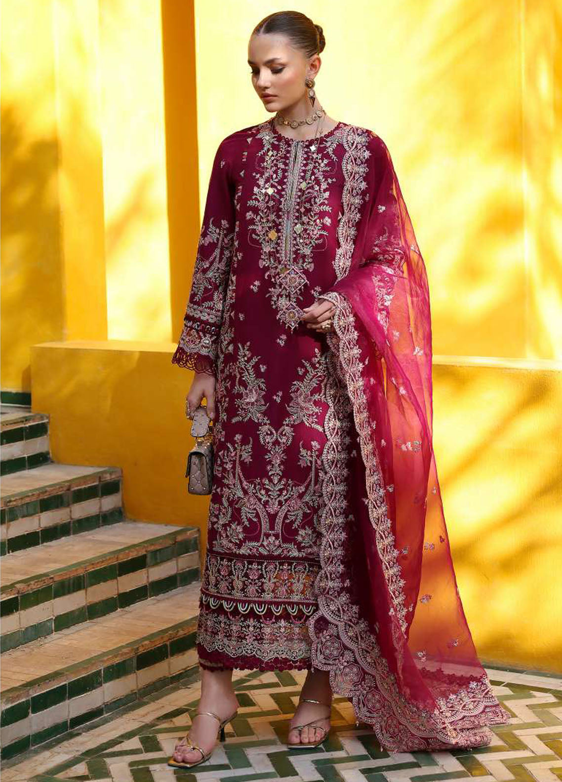 Elysia by Kanwal Malik Embroidered Lawn Suits Unstitched 3 Piece Lavena