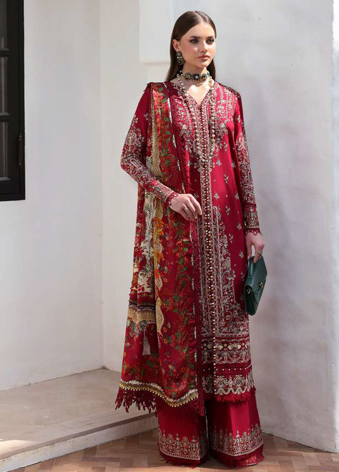 Elysia by Kanwal Malik Embroidered Lawn Suits Unstitched 3 Piece Marina