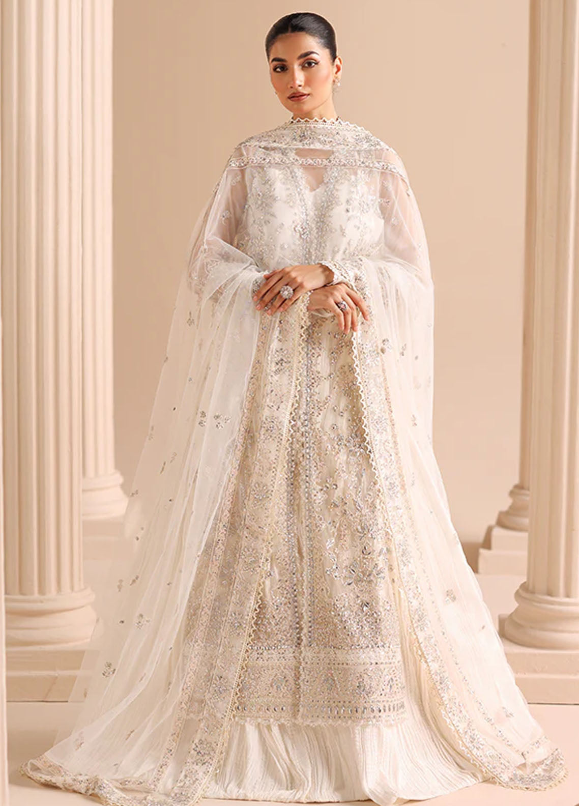 Edel by Saffron Unstitched Formals Collection 2024 D-03 Glided Frost