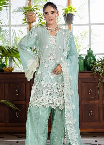 Elaf Chikankari Lawn Suits Unstitched 3 Piece EEC - 3A Parisian