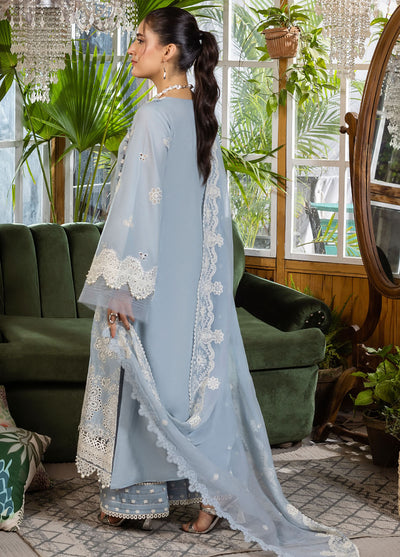 Elaf Chikankari Lawn Suits Unstitched 3 Piece EEC - 3B Parisian