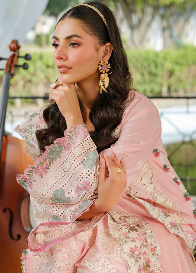 Elaf Embroidered Lawn Suits Unstitched 3 Piece EF25LV ELH-1B Sophia