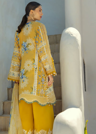 Signature by Elaf Unstitched Embroidered Lawn Collection 2025 ETS-03B