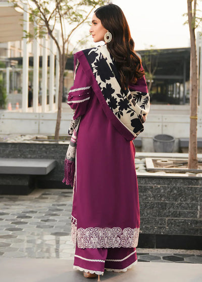 Elaf Embroidered Linen Suit Unstitched 3 Piece EPW-1A Infinite Love - Winter Collection