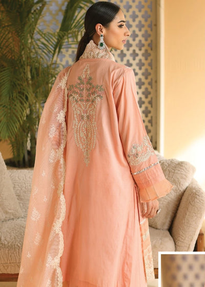 Elaf Pret Embroidered Lawn 3 Piece Suit EF23RW ELP-01C Fairy Floss