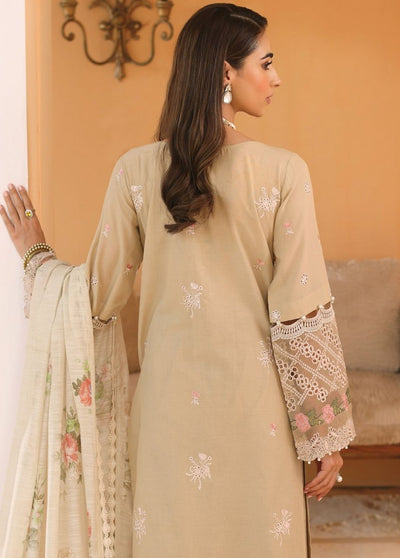 Elaf Pret Embroidered Lawn 3 Piece Suit EF23RW ELP-03B Hazel