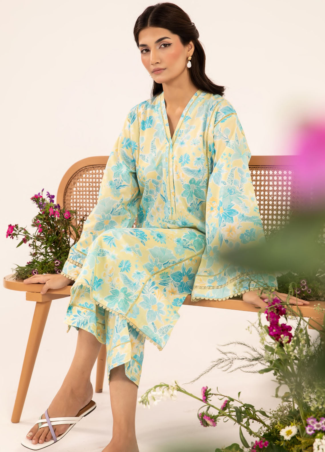 Elaf Pret Printed Lawn 2 Piece Suit EPT-06 Fiona