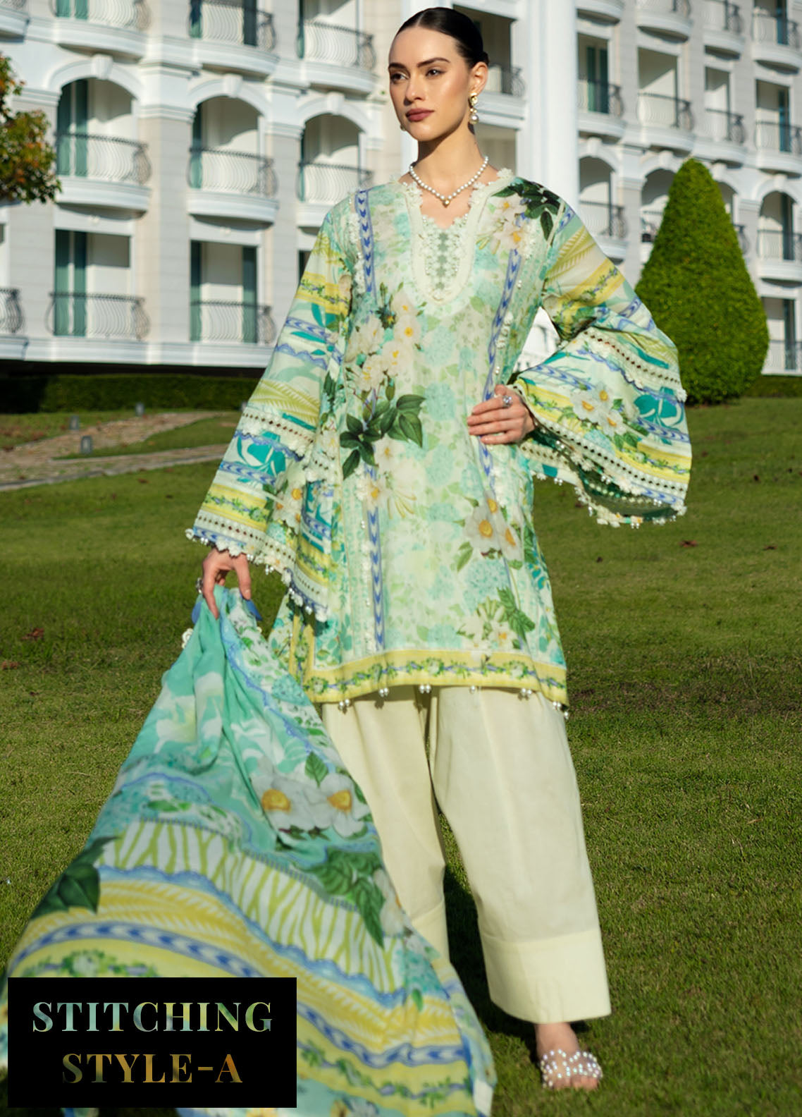 Prints by Elaf Printed Lawn Collection 2025 EPE-01 B