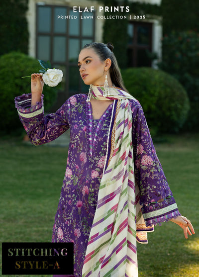 Prints by Elaf Printed Lawn Collection 2025 EPE-04 A