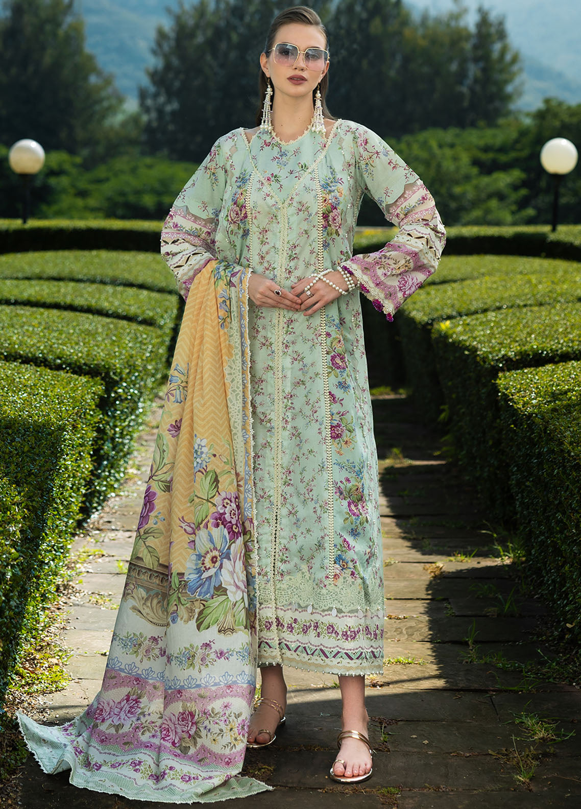 Prints by Elaf Printed Lawn Collection 2025 EPE-07 A