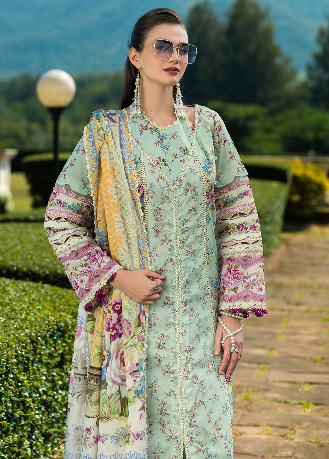 Prints by Elaf Printed Lawn Collection 2025 EPE-07 A