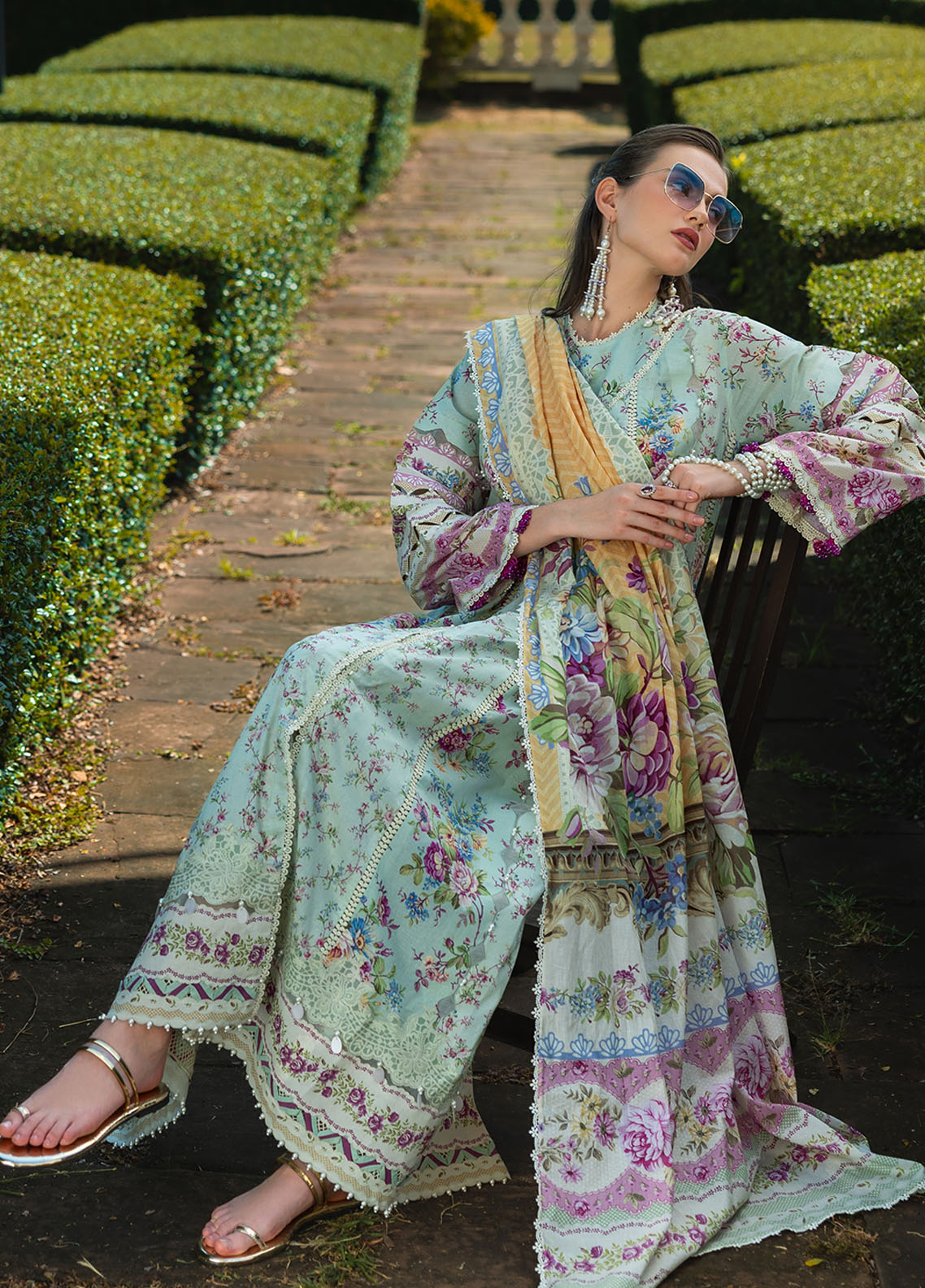 Prints by Elaf Printed Lawn Collection 2025 EPE-07 A