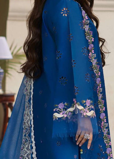 Elaf Unstitched Lawn Eid Edit 2024 D-04 Almas