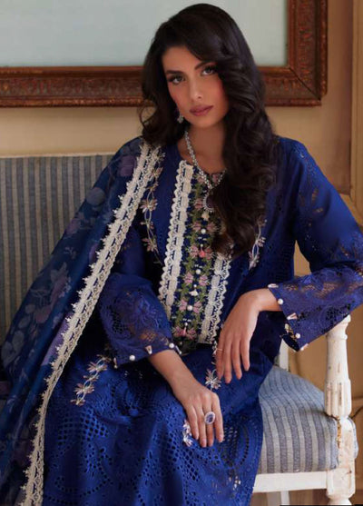 Elaf Unstitched Lawn Eid Edit 2024 D-10 Yalina