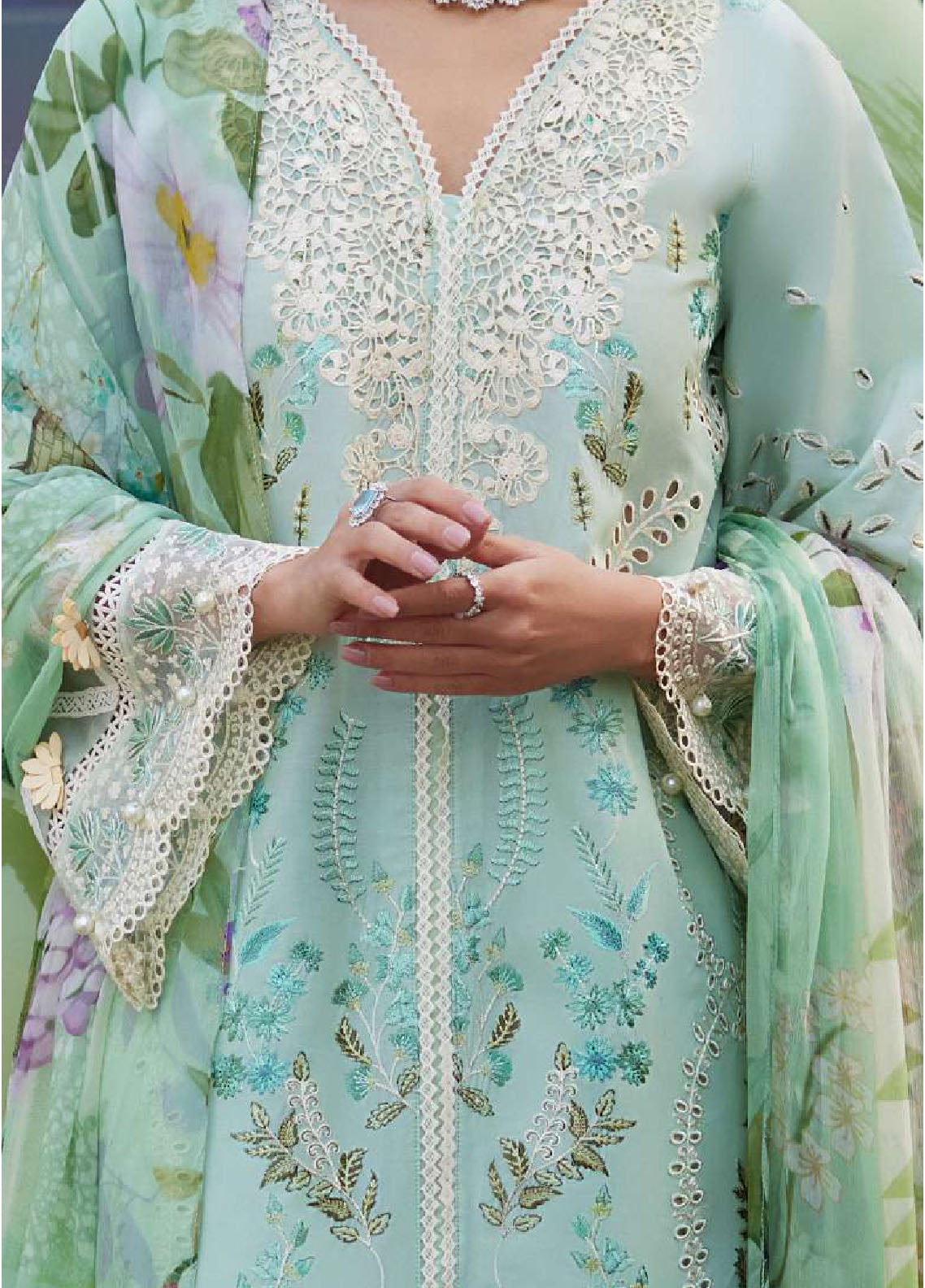 Elaf Unstitched Lawn Eid Edit 2024 D-11 Sivana