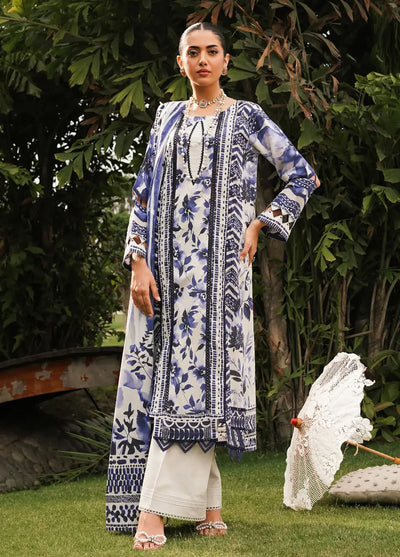 Prints By Elaf Printed Lawn Collection 2024 EEP-07A Shadow Sisters