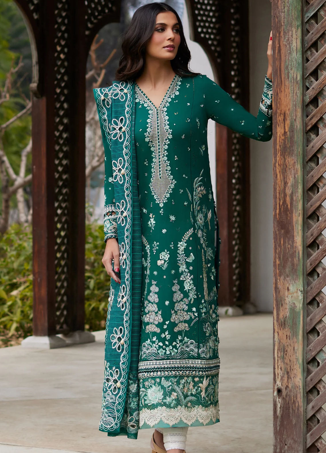 Elan Unstitched Lawn Collection 2024 D-02A Nedine