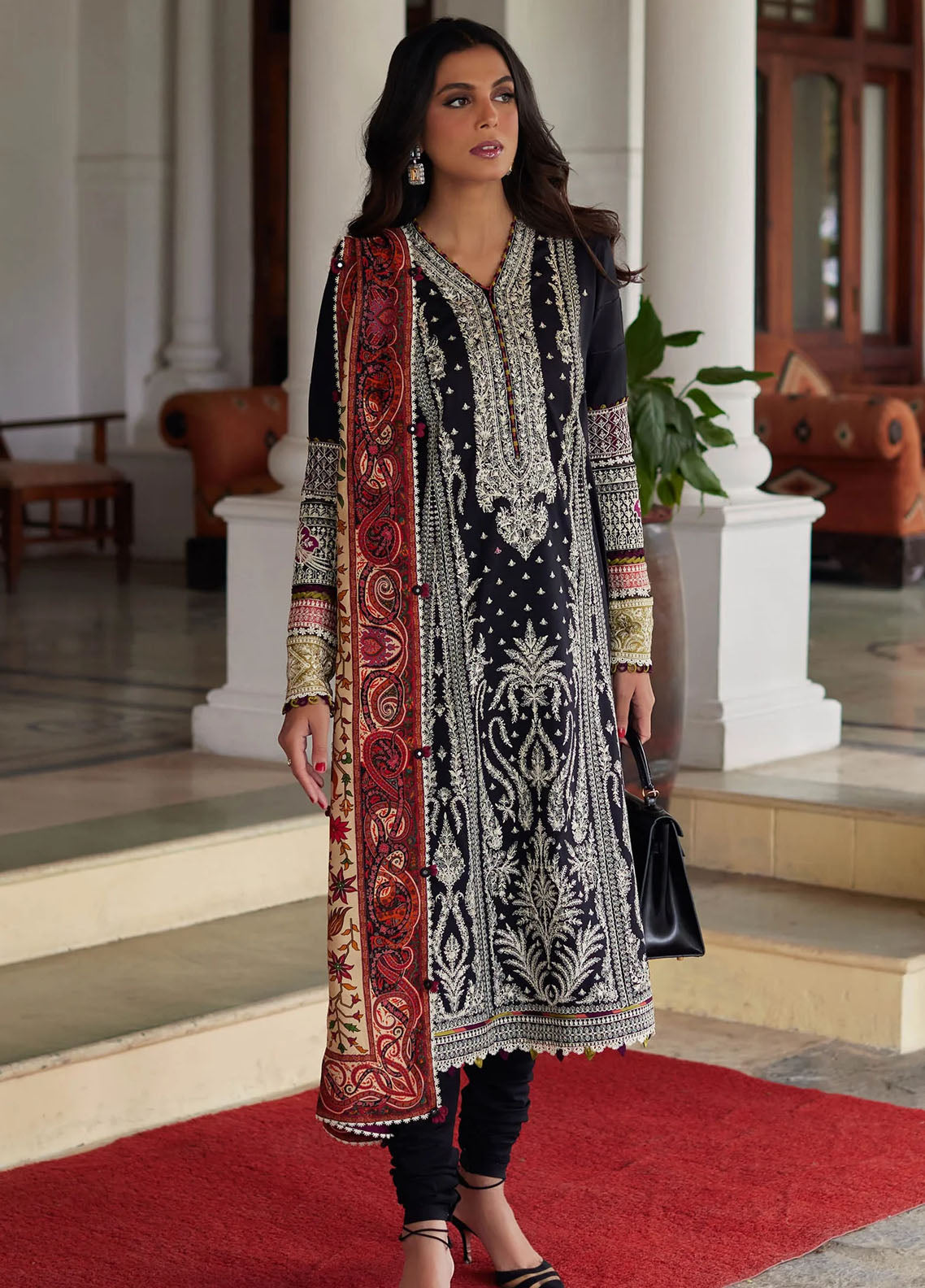 Elan Unstitched Lawn Collection 2024 D-07A Sherine