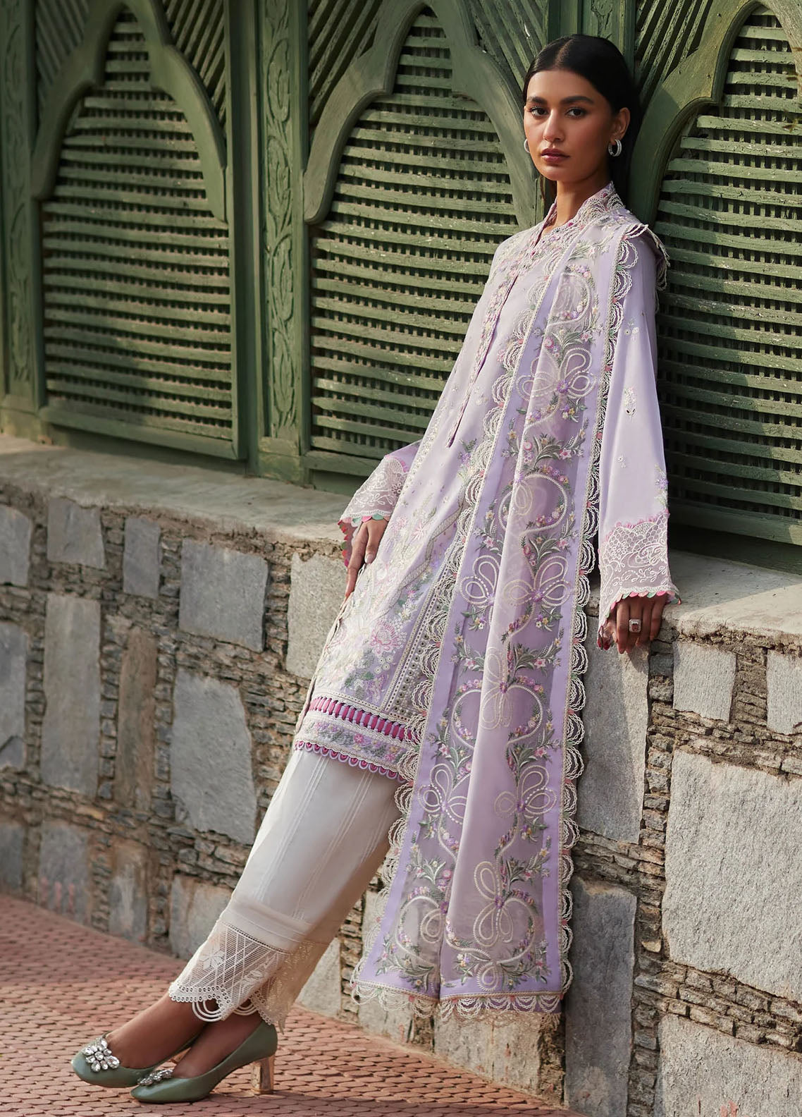 Elan Unstitched Lawn Collection 2024 D-08A Zenel